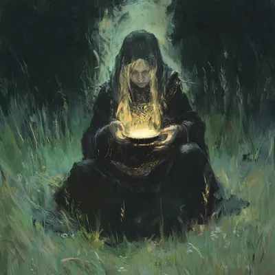 whispers of the devil - AI artwork, 8 Mar 2025
