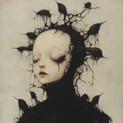 parasites. they live at our expense. beware. they are everywhere - AI artwork, 10 Mar 2025