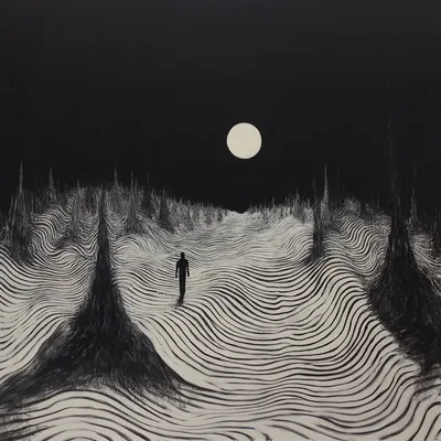 Dreams and reality blur like watercolor on a canvas, leaving us unsure which hues are real when the mind deceives so easily. In the quiet gaps between breaths, we seek the calm that might reveal a single, solid truth - AI artwork, 4 Mar 2025