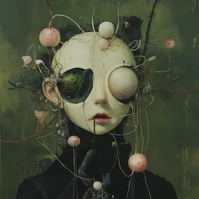 parasites. they live at our expense. beware. they are everywhere - AI artwork, 10 Mar 2025