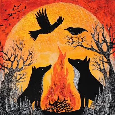 2 YEARS OF EVERYDAY POSTING - THANK YOU OUR FOLKTALE CONTINUES - AI artwork, 4 Apr 2025