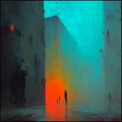 This moment, this life, this planet. What makes you human? - AI artwork, 6 Apr 2025