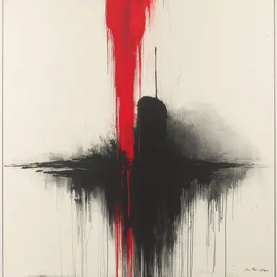 Falling in love with this and that scares me, because death is always waiting - AI artwork, 2 Apr 2025