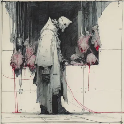 you are what you eat - AI artwork, 7 Apr 2025