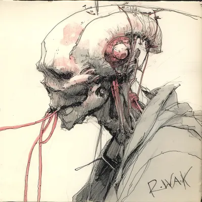 you are what you eat - AI artwork, 7 Apr 2025