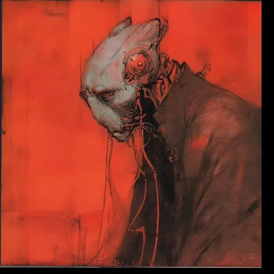 hollow, pretending to be human - AI artwork, 25 Apr 2025