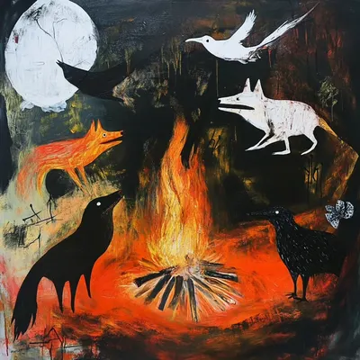 2 YEARS OF EVERYDAY POSTING - THANK YOU OUR FOLKTALE CONTINUES - AI artwork, 4 Apr 2025