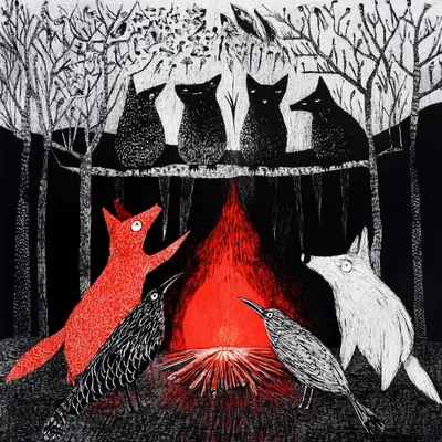 2 YEARS OF EVERYDAY POSTING - THANK YOU OUR FOLKTALE CONTINUES - AI artwork, 4 Apr 2025