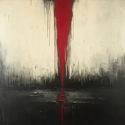 Falling in love with this and that scares me, because death is always waiting - AI artwork, 2 Apr 2025