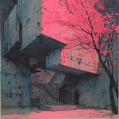 One would think it all passes, but it doesn't. Despair still grips my heart, and I don't know why - AI artwork, 29 Apr 2025