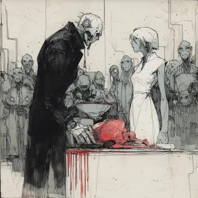 you are what you eat - AI artwork, 7 Apr 2025