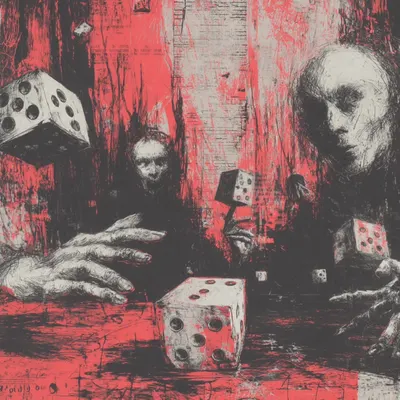this is called "gods playing dice" - AI artwork, 30 May 2025