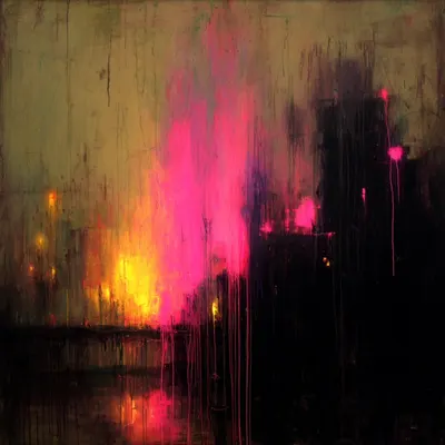 tough morning, everything is blurred - AI artwork, 22 May 2025
