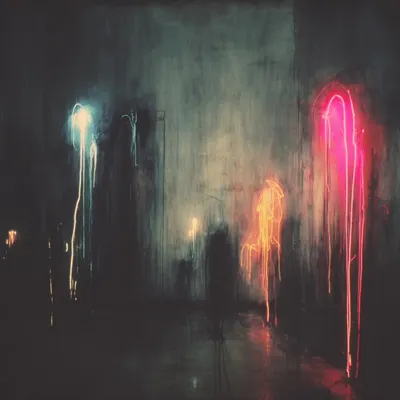 tough morning, everything is blurred - AI artwork, 22 May 2025