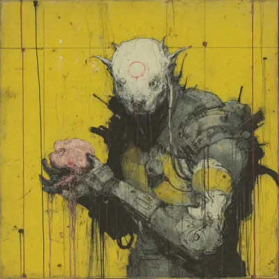 they came from the inside, they were always there - AI artwork, 15 May 2025