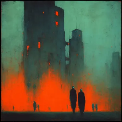 It feels like we are watching ourselves — a world of mirrors - AI artwork, 3 May 2025