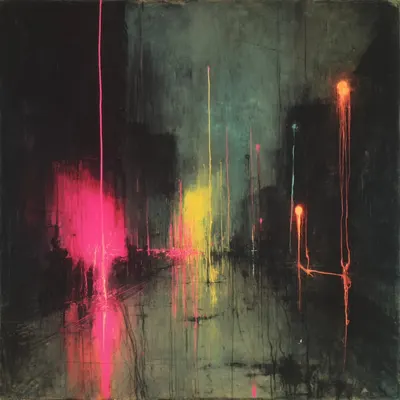 tough morning, everything is blurred - AI artwork, 22 May 2025