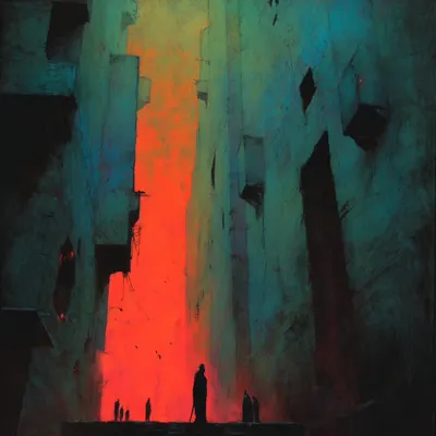 It feels like we are watching ourselves — a world of mirrors - AI artwork, 3 May 2025