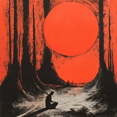 Sometimes, surrender. Abandon everything. Try to go back — but where is 'back' now? - AI artwork, 18 May 2025