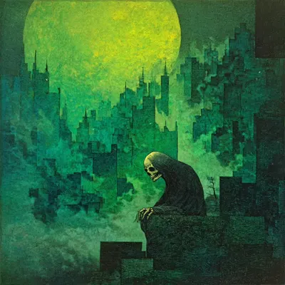 Life is the cruelest irony - you're given the most beautiful thing in the world, only to lose it. A gift so precious, yet destined to slip through your fingers. That’s the price of being alive - AI artwork, 18 May 2025