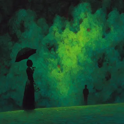 The question keeps coming back, haunting my thoughts and stealing my sleep. But what does it matter when it always leads me to the same empty place? - AI artwork, 9 May 2025