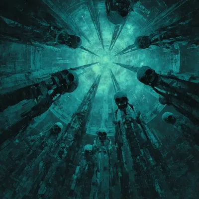 No return. I was nothing. Now they stare - AI artwork, 21 May 2025