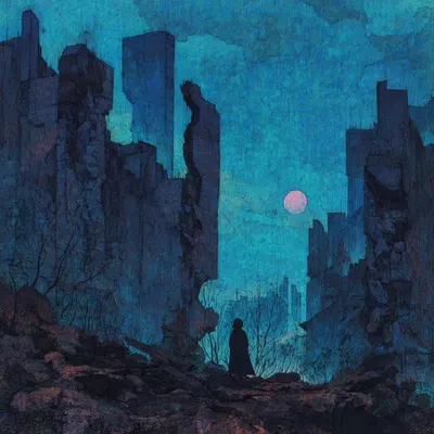 woke up to a different world. where is mine? - AI artwork, 25 May 2025
