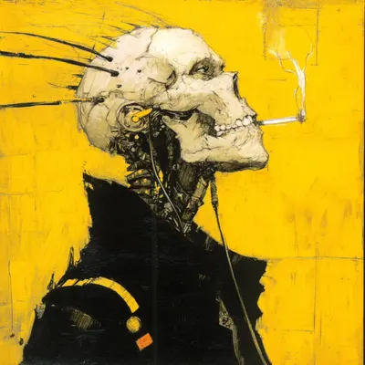 they came from the inside, they were always there - AI artwork, 15 May 2025