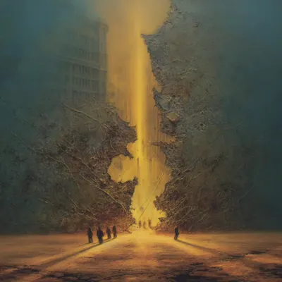 to the heart of darkness! - AI artwork, 17 May 2025