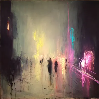 tough morning, everything is blurred - AI artwork, 22 May 2025