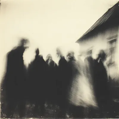 In the face of aggression, even ghosts tremble - AI artwork, 6 May 2025