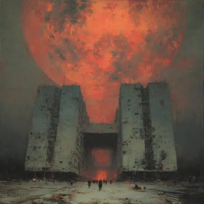 navigating through maze of bad dreams - AI artwork, 14 Jun 2025