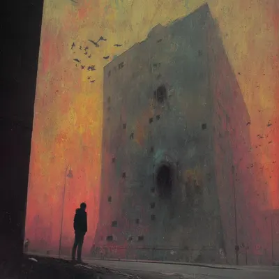 navigating through maze of bad dreams - AI artwork, 14 Jun 2025