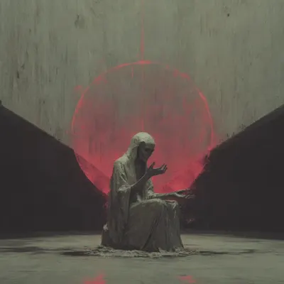 true strength speaks in silence - AI artwork, 8 Jun 2025