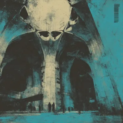 civilization of death, alive skeletons - AI artwork, 1 Jun 2025