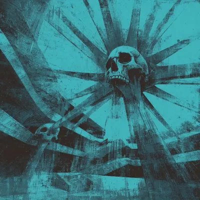 civilization of death, alive skeletons - AI artwork, 1 Jun 2025
