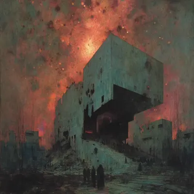 navigating through maze of bad dreams - AI artwork, 14 Jun 2025