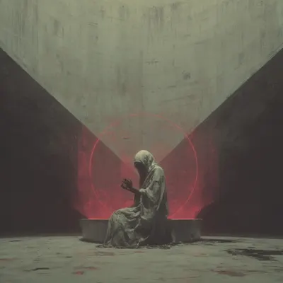 true strength speaks in silence - AI artwork, 8 Jun 2025