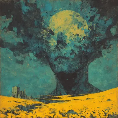 being worthless today - AI artwork, 10 Jun 2025