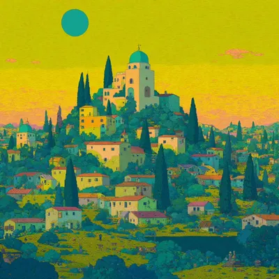 villagers - AI artwork, 26 Jul 2025