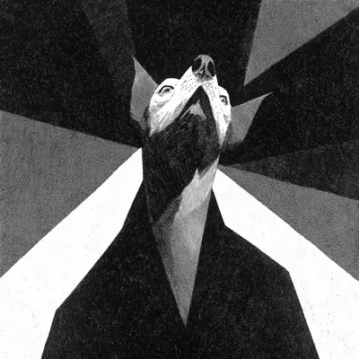 all dogs go to heaven - AI artwork, 29 Jul 2025