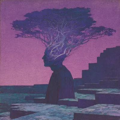at least we have trees (for now) - AI artwork, 24 Jul 2025