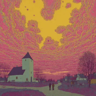 villagers - AI artwork, 26 Jul 2025