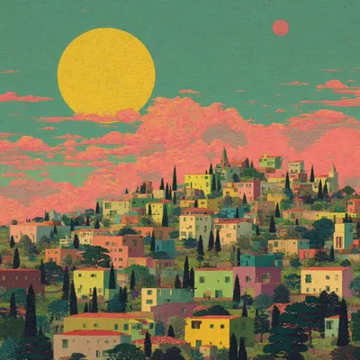 villagers - AI artwork, 26 Jul 2025