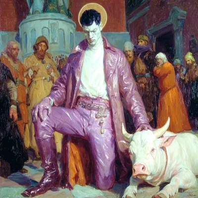 How vain must a man be to think he understands the world — and even dares to speak on its behalf - AI artwork, 21 Aug 2025