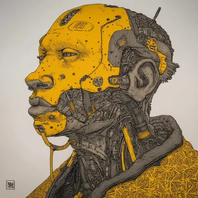 in the absence of truth - AI artwork, 24 Aug 2025