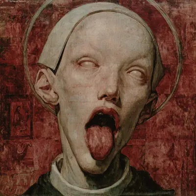 Saints are crowned not for freedom, but for obedience. The halo is just another collar - AI artwork, 13 Aug 2025