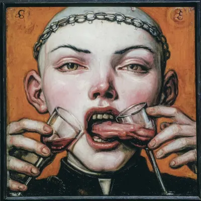 Saints are crowned not for freedom, but for obedience. The halo is just another collar - AI artwork, 13 Aug 2025