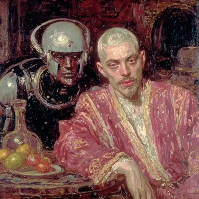How vain must a man be to think he understands the world — and even dares to speak on its behalf - AI artwork, 21 Aug 2025