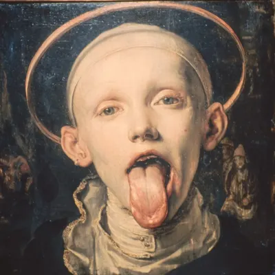 Saints are crowned not for freedom, but for obedience. The halo is just another collar - AI artwork, 13 Aug 2025